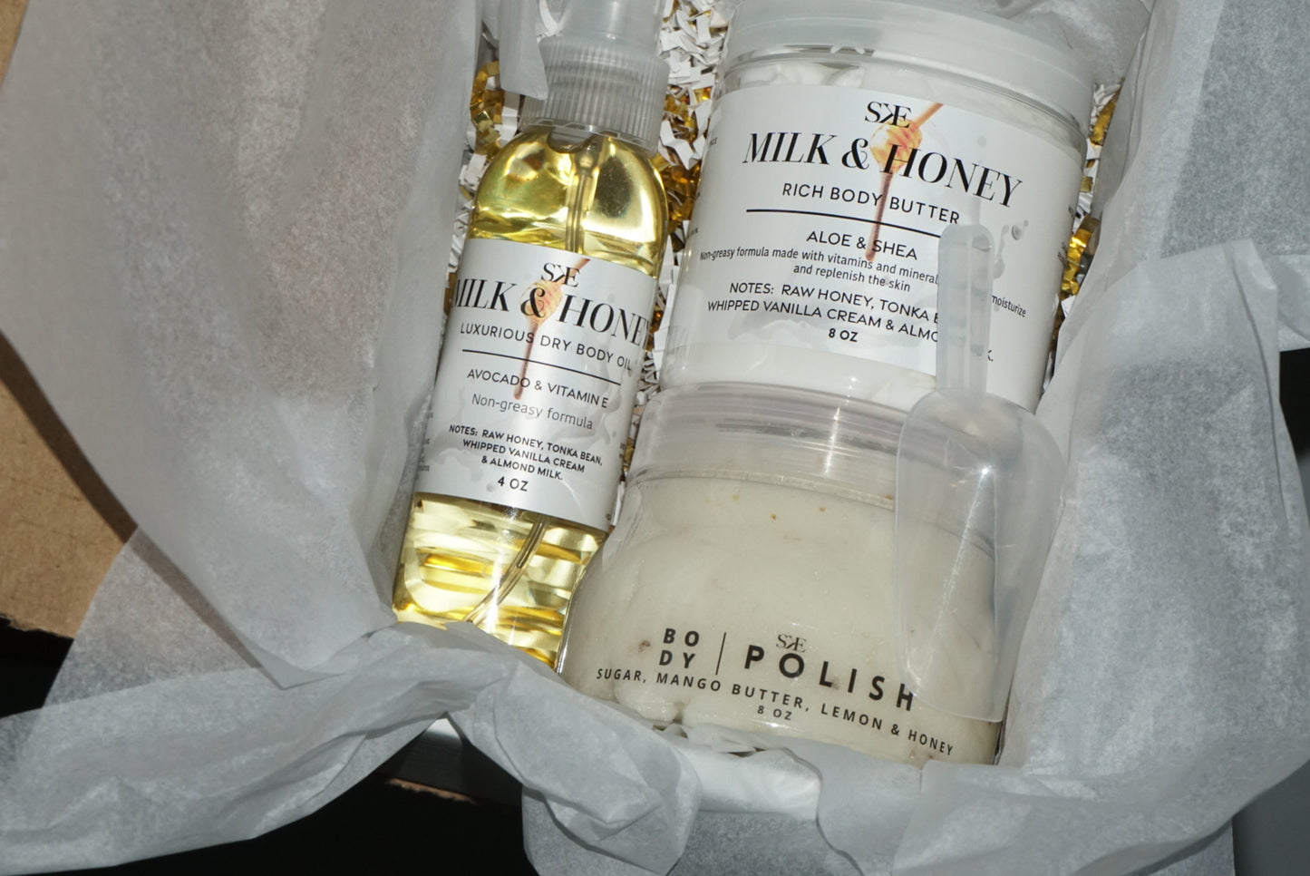 THE BODY BOX SET Milk & Honey Skin Elix SKE www.skinelixx.com
